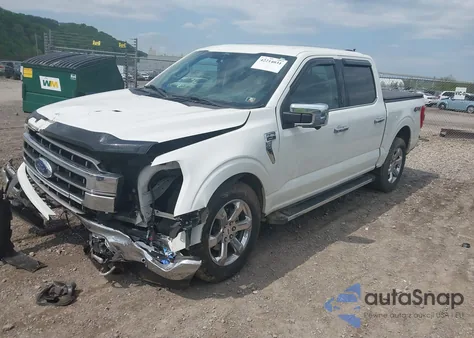 2021 Ford F-150 Lariat from USA, damaged, VIN 1FTFW1E83MFC86409